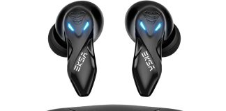eksa bluetooth headphones in ear gaming headphones wireless with extremely low latency of 45 ms hifi stereo sound wirele