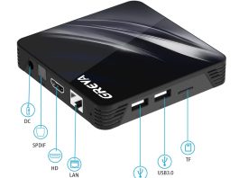 greva android tv box 4k android box 110 with 4gb ram 64gb rom amlogic s905w2 wifi 24g5g 10100m lan enternet bluetooth 42