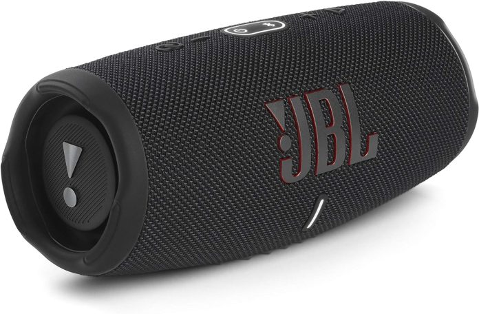 jbl charge 5 bluetooth speaker waterproof portable boombox with built in powerbank and stereo sound one battery charge f